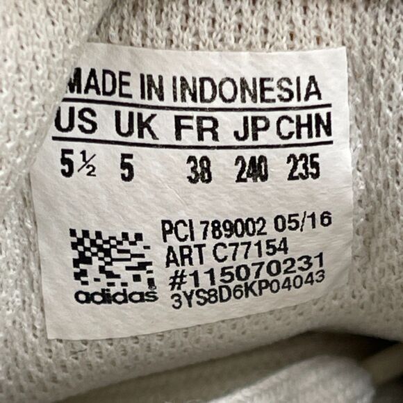 adidas Superstar Shoes Mens US 5.5 White Black Striped Leather Casual Sneakers